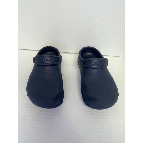 Crocs womens size 7 clogs bistro blue slip resistant comfort lightweight - Picture 9 of 16